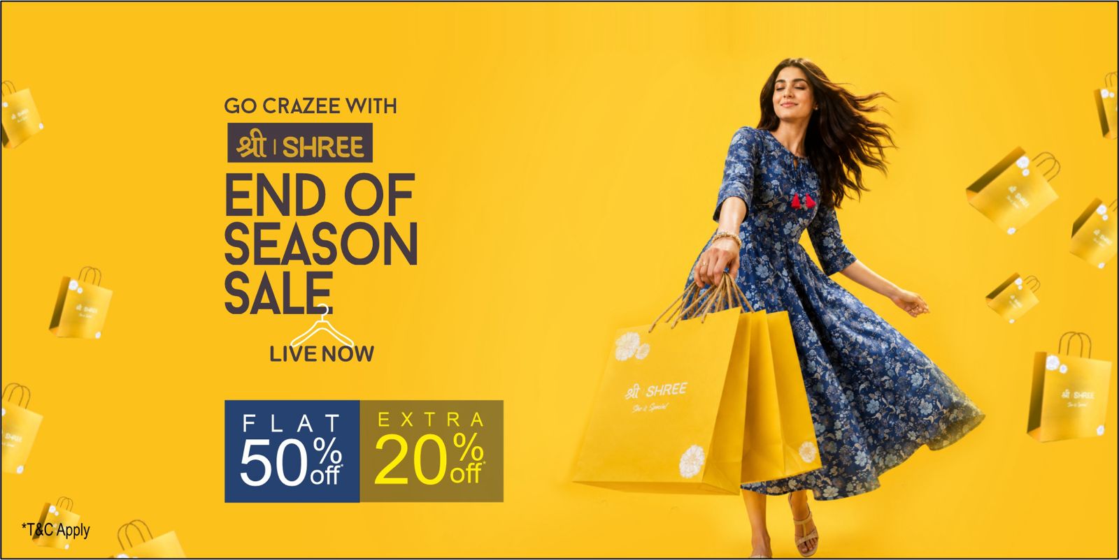 End of Season Sale 20% Extra off