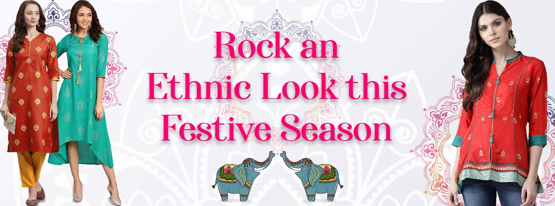 Rock an Ethnic Look this Festive Season.