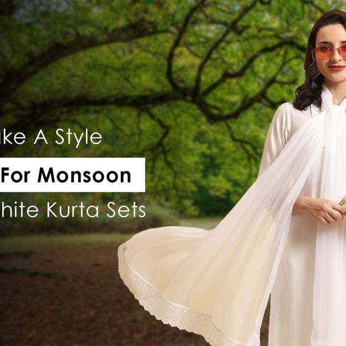 Make A Style Case For Monsoon In All-White Kurta Sets