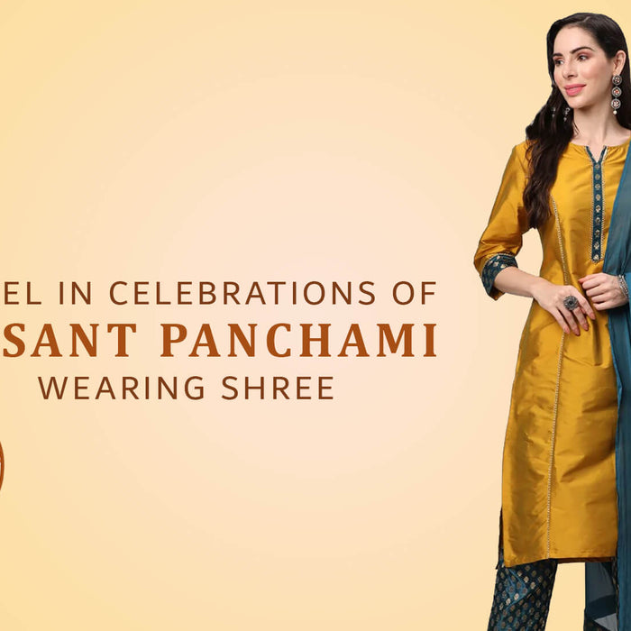 Revel in Celebrations of Vasant Panchami Wearing Shree