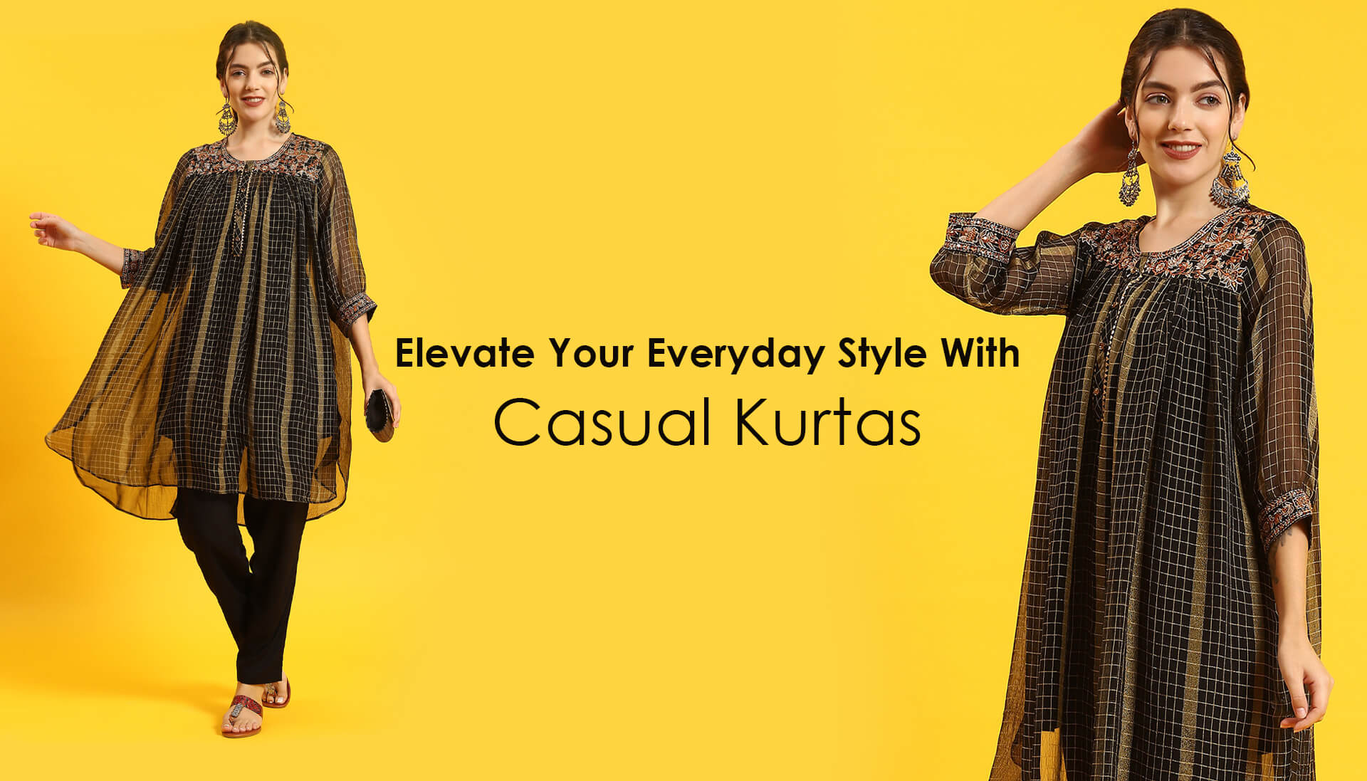 Elevate Your Everyday Style With Casual Kurtas.