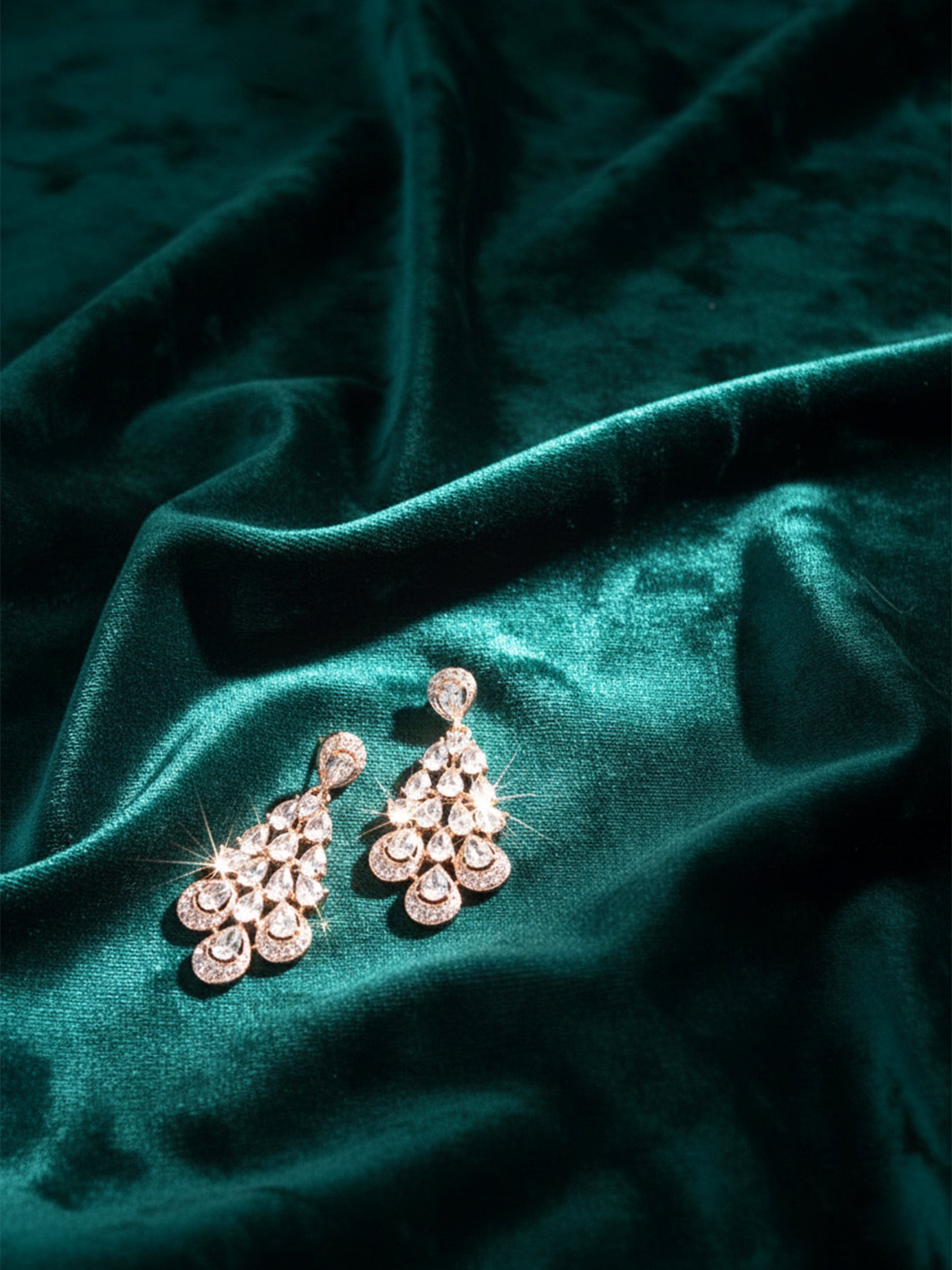 Teardrop Crystal Earrings