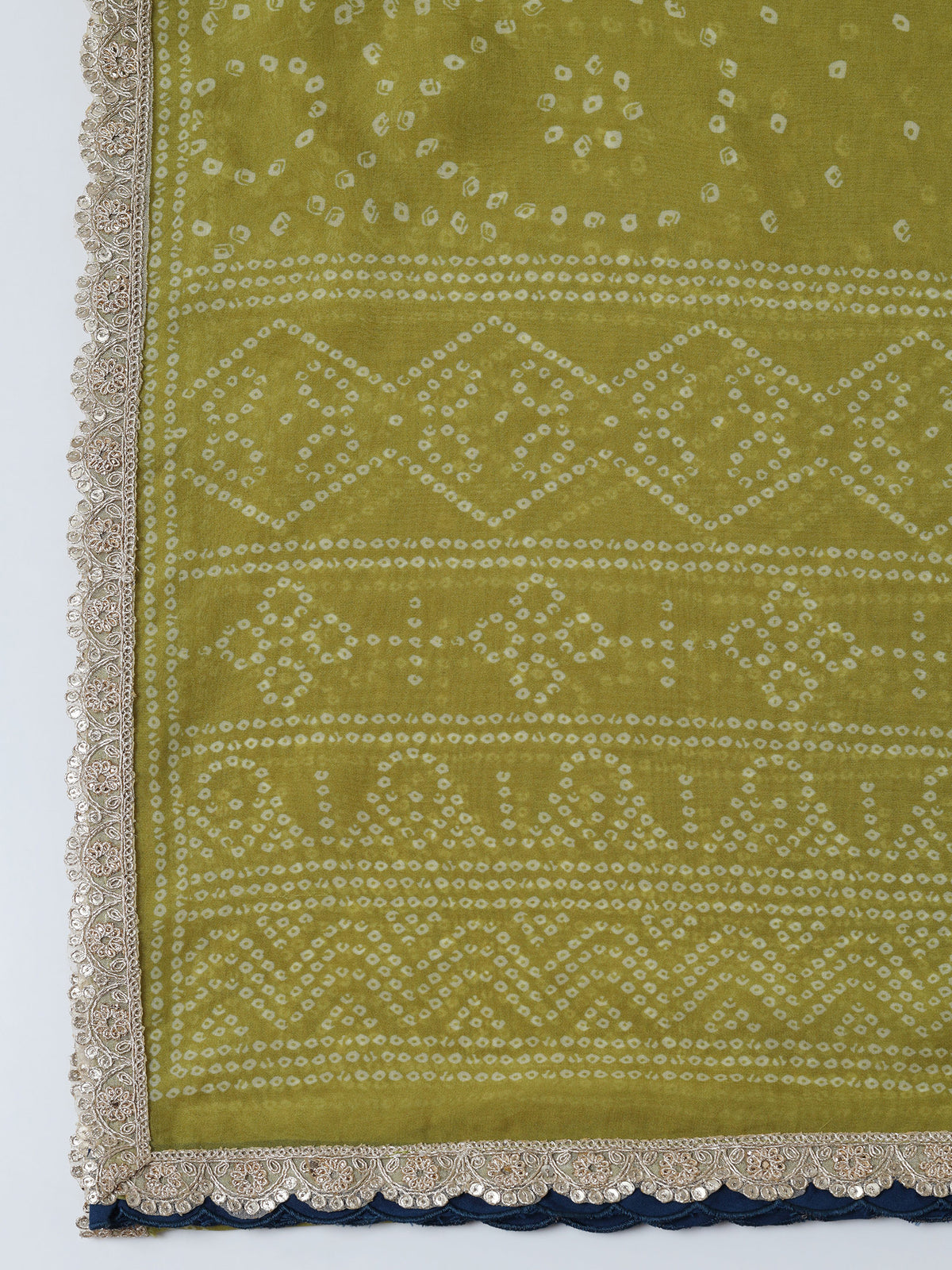 Women Green Jacquard Straight Kurta Sets With Dupatta