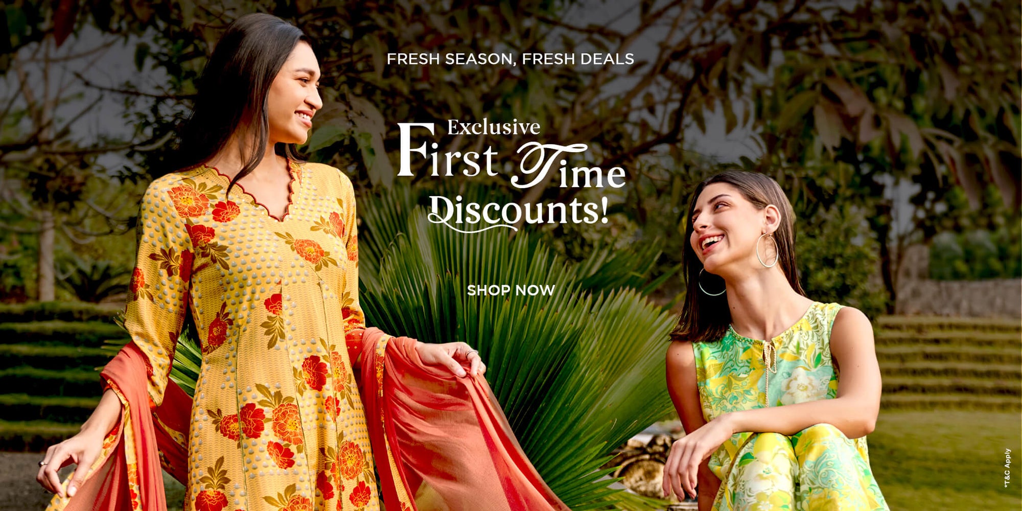 Fresh Season, Fresh Deals:  Exclusive First-Time Discounts! Web version
