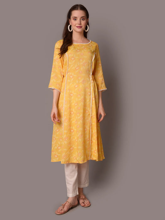 Buy Kurtis Online USA | Latest Kurti Designs | Indian Kurtis Online  Shopping: Yellow